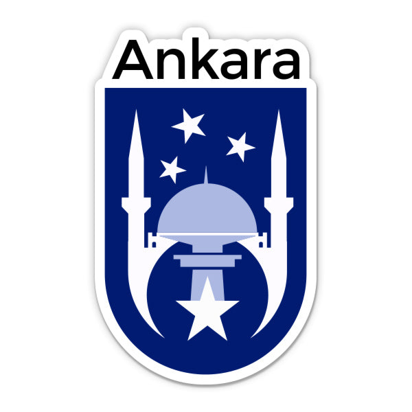 Ankara Turkey Sticker