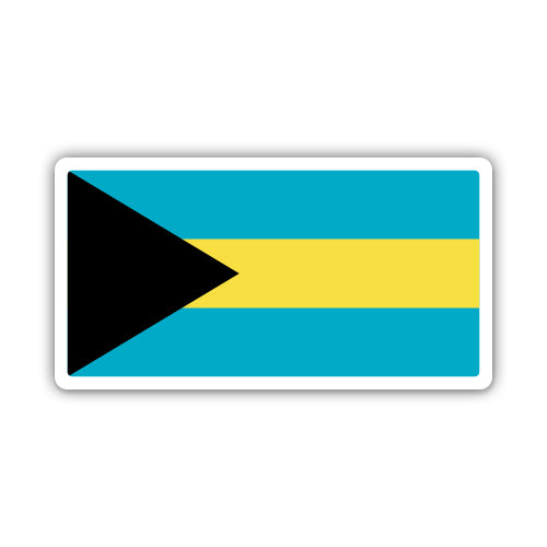 Bahamas Flag Sticker
