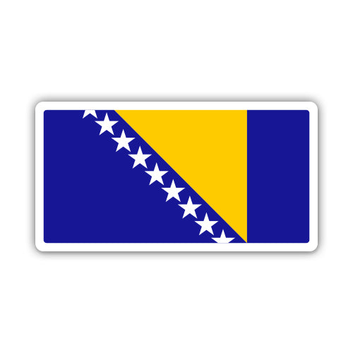 Bosnia and Herzegovina Flag Sticker
