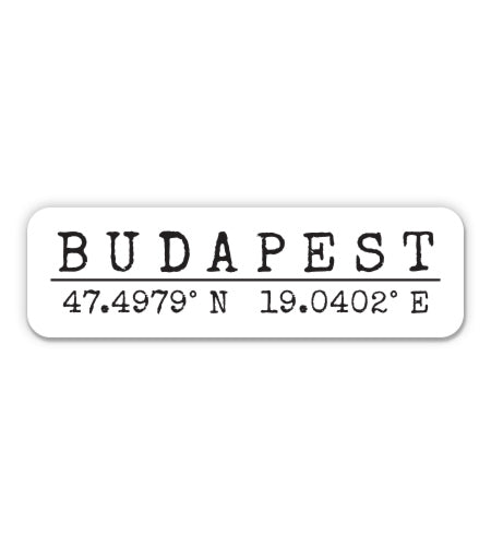 Budapest Hungary Sticker