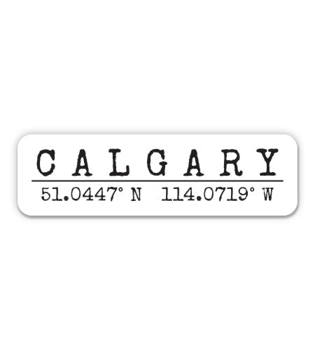 Calgary Canada Sticker