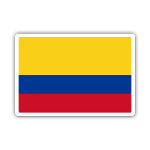 Colombia Flag Colombian Sticker