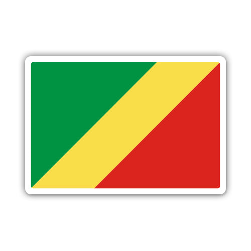 Congo Flag Sticker