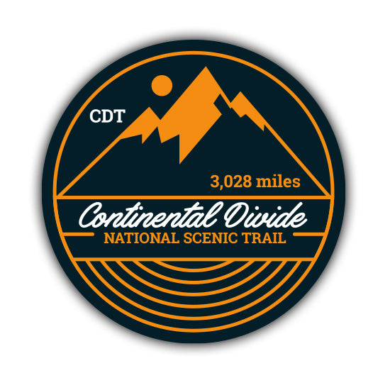 Continental Divide Trail National Scenic Trail CDT Sticker