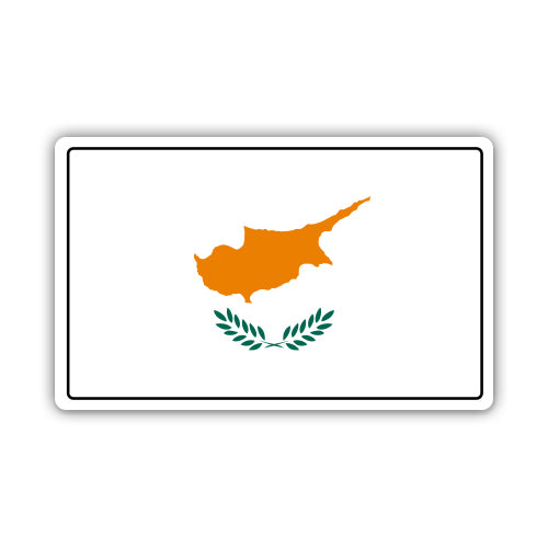 Cyprus Flag Sticker