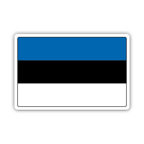 Estonia Flag Sticker
