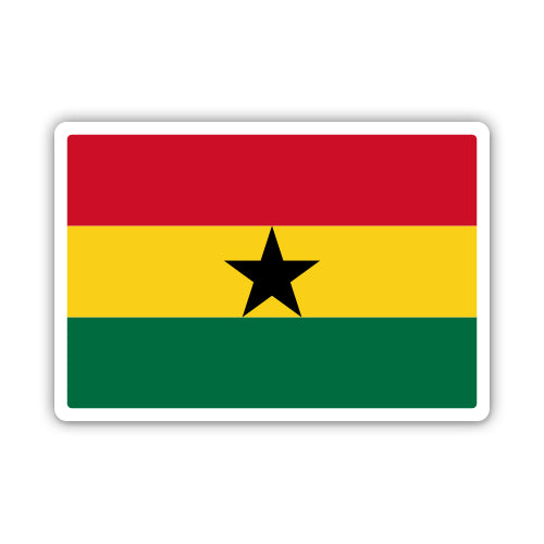 Ghana Flag Sticker