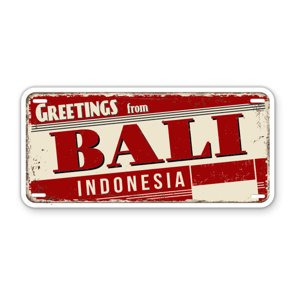 Greetings from Bali Indonesial Sticker