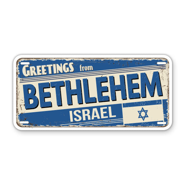 Greetings from Bethlehem Israel Sticker
