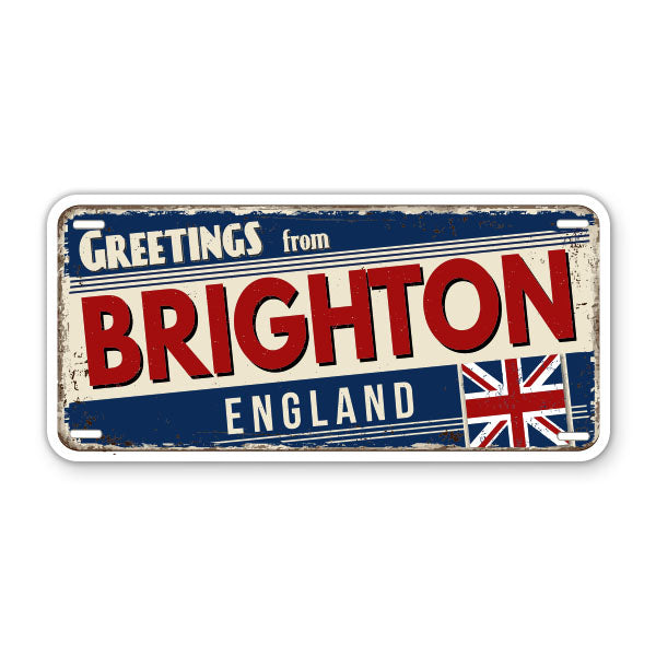 Greetings from Brighton England Sticker