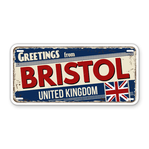 Greetings from Bristol United Kingdom Sticker