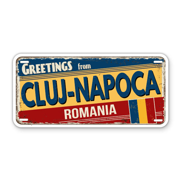 Greetings from Cluj Napoca Romania Sticker