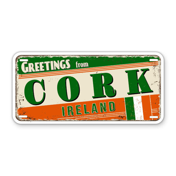 Greetings from Cork Ireland Sticker