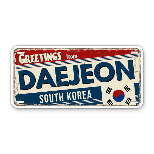 Greetings from Daejeon South Korea Sticker