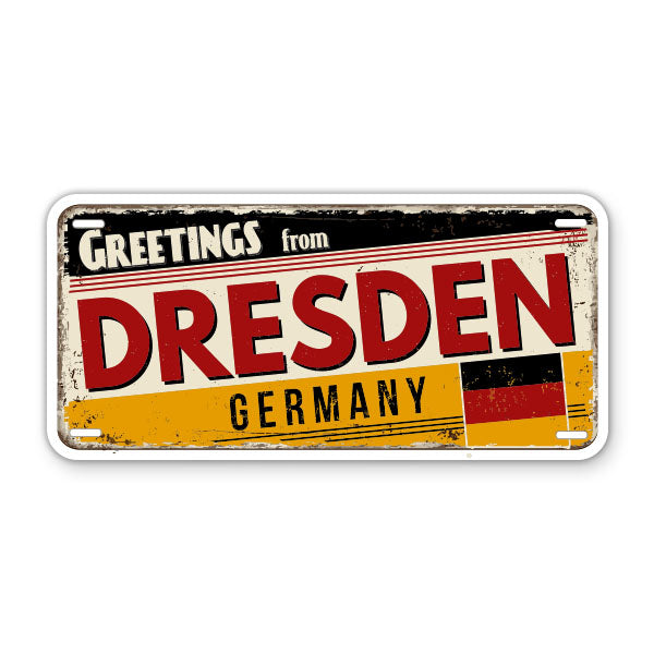 Greetings from Dresden Germany Sticker