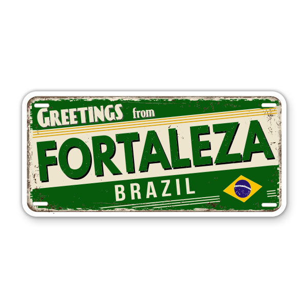 Greetings from Fortaleza Brazil Sticker