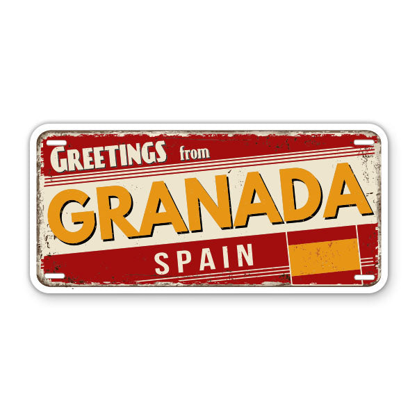 Greetings from Granada Spain Sticker