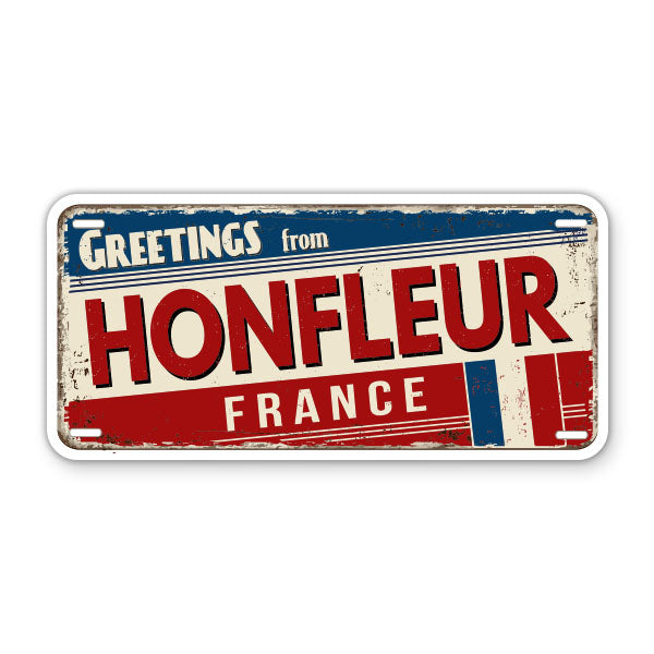 Greetings from Honfleur France Sticker