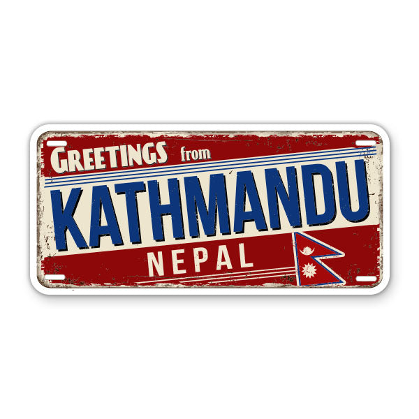 Greetings from Kathmandu Nepal Sticker