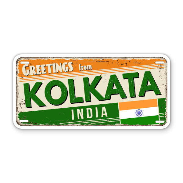Greetings from Kolkata India Sticker