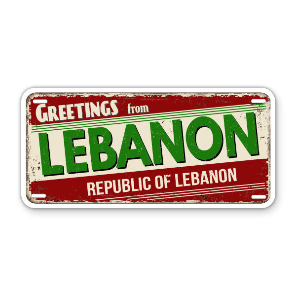 Greetings from Lebanon Sticker