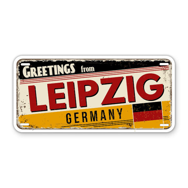 Greetings from Leipzig Germany Sticker