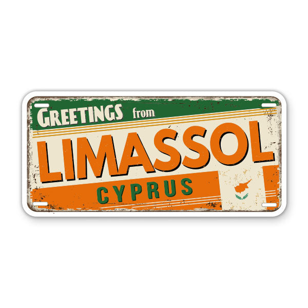 Greetings from Limassol Cyprus Sticker