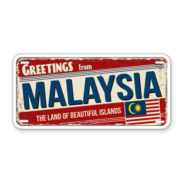 Greetings from Malaysia Sticker