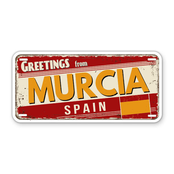 Greetings from Murcia Spain Sticker
