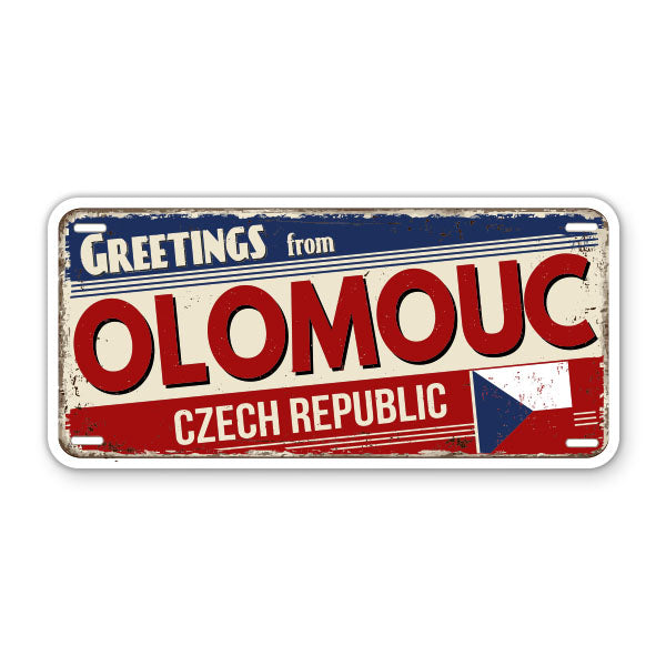 Greetings from Olomouc Czech Republic Sticker