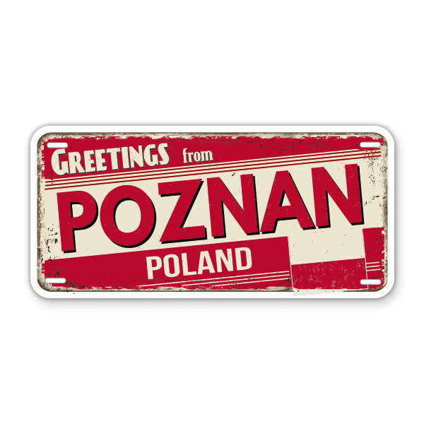 Greetings from Poznan Poland Sticker