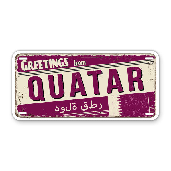 Greetings from Quatar Sticker