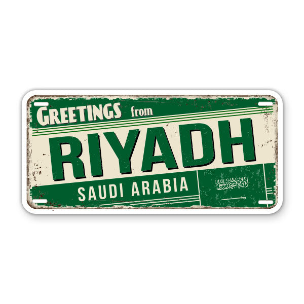 Greetings from Riyadh Saudi Arabia Sticker