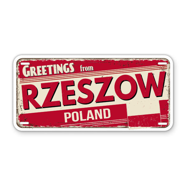 Greetings from Rzeszow Poland Sticker