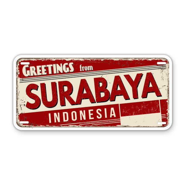 Greetings from Surabaya Indonesia Sticker