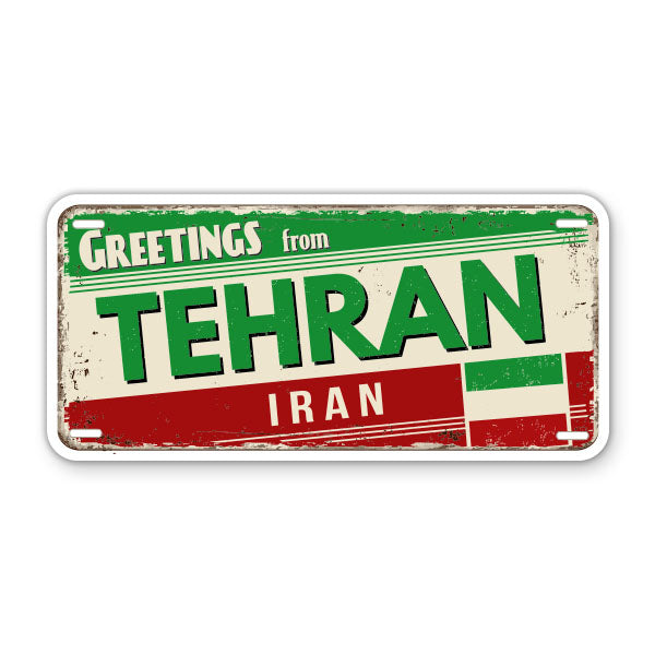 Greetings from Tehran Iran Sticker