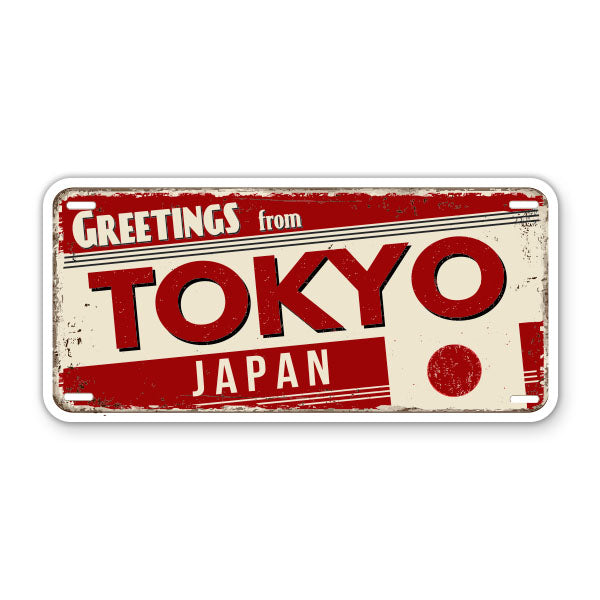 Greetings from Tokyo Japan Sticker