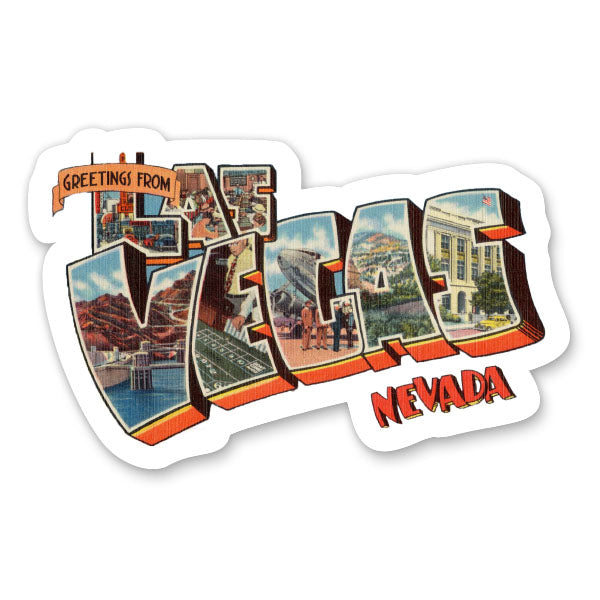 Greetings from Las Vegas Nevada Sticker