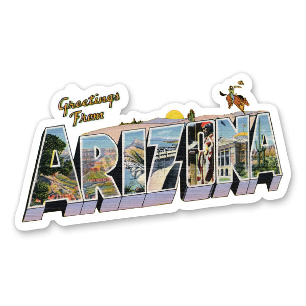 Greetings from Arizona Sticker