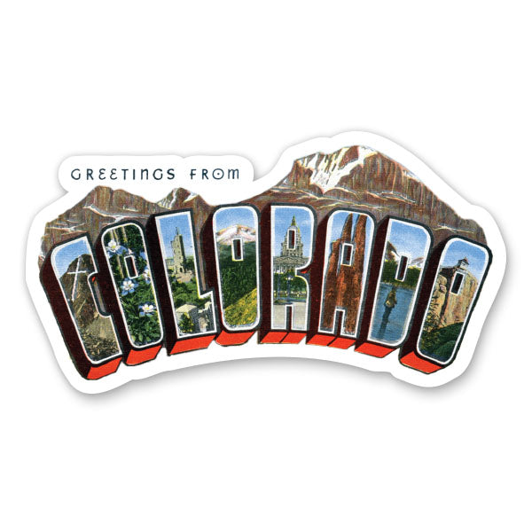 Greetings from Colorado Sticker