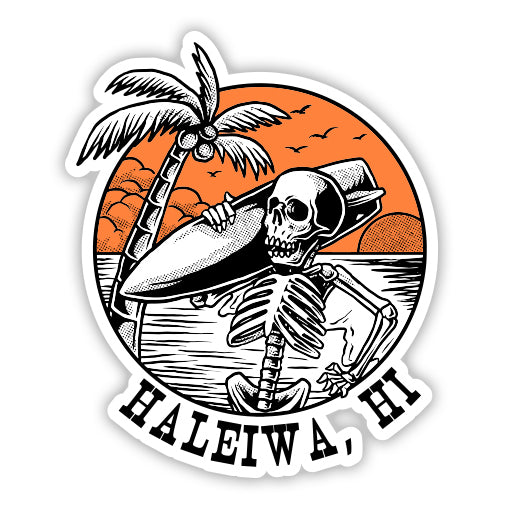 Haleiwa Hawaii Sticker