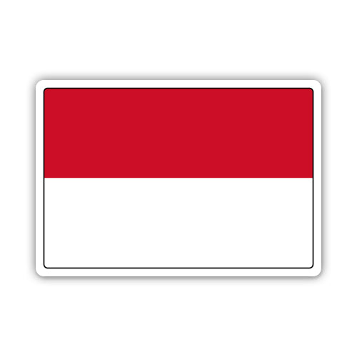 Indonesia Flag Sticker