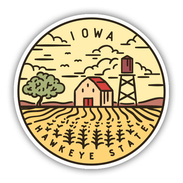 Iowa Sticker