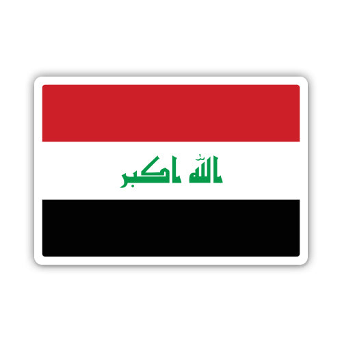 Iraq Flag Sticker