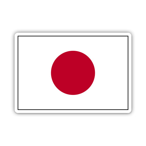 Japan Flag Sticker