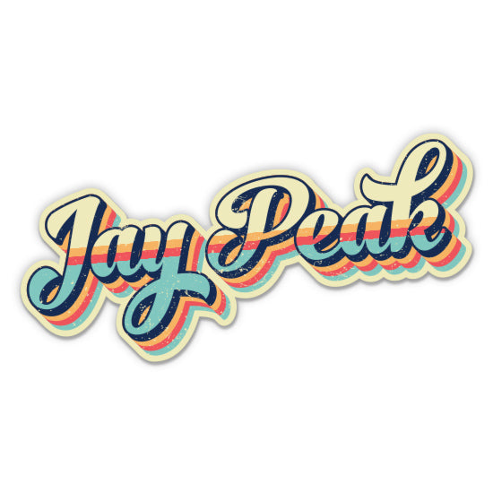 Jay Peak Retro Ski Style Sticker