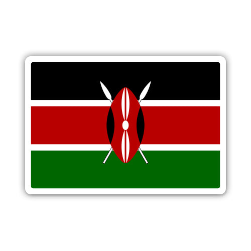 Kenya Flag Sticker