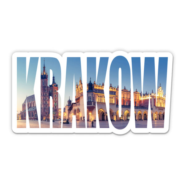 Krakow Poland Sticker