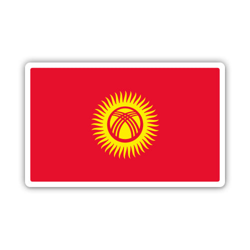 Kyrgyzstan Flag Sticker