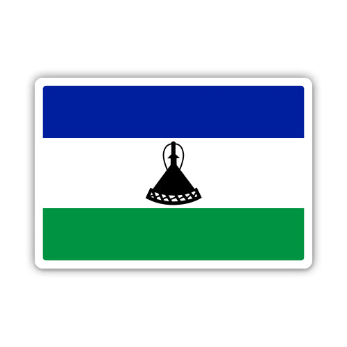 Lesotho Flag Sticker